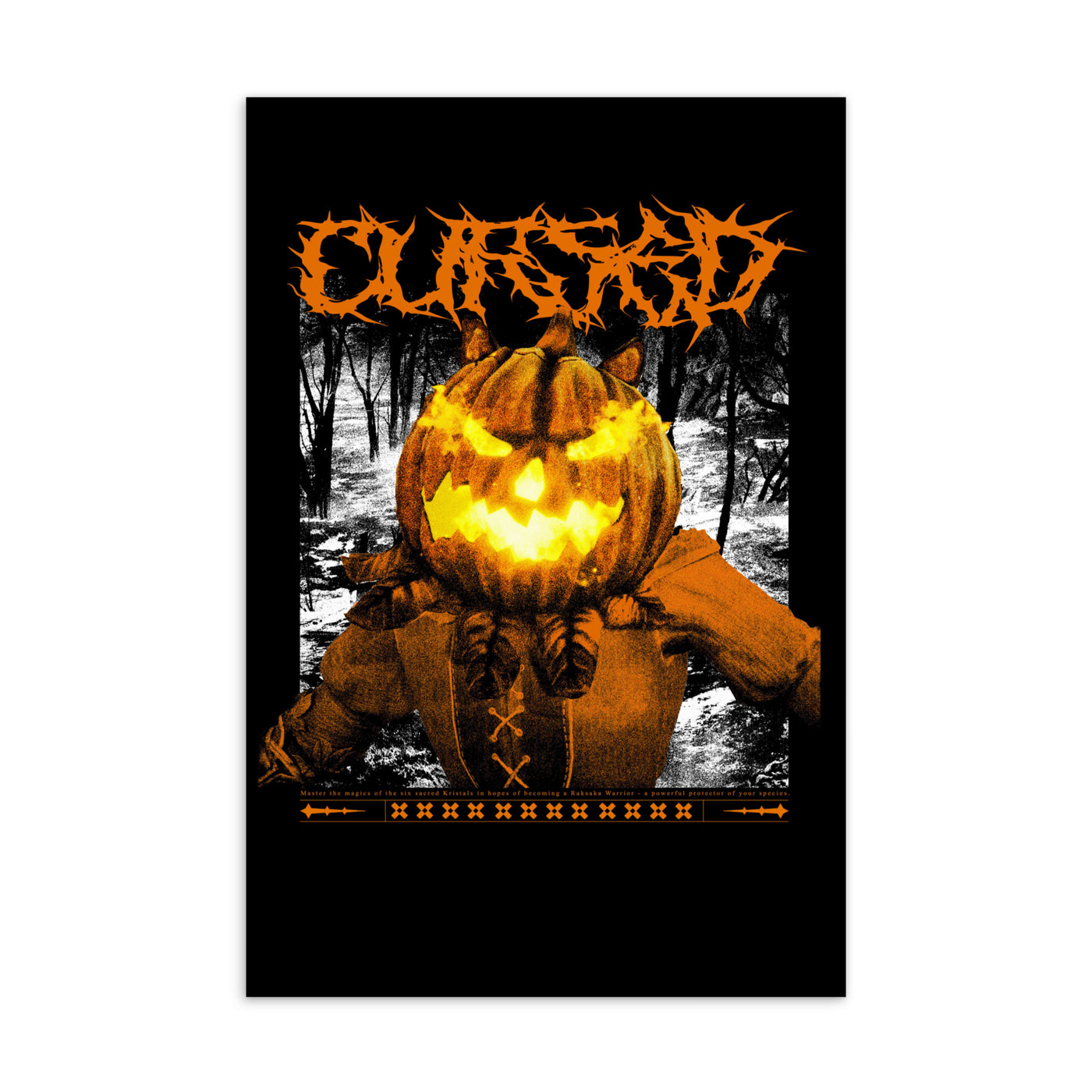 Kristaloween Graphic Postcard