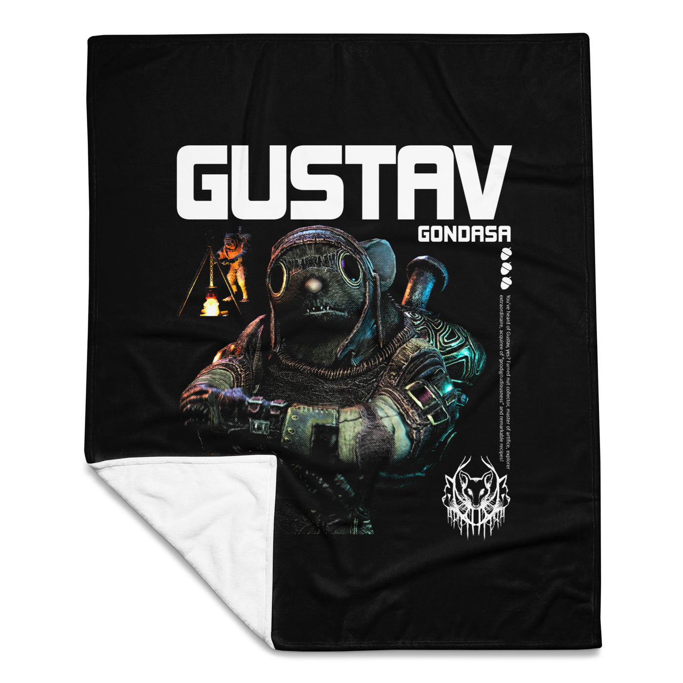 Gustav Gondasa Throw Blanket