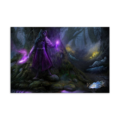 Kristala Game Dark Fantasy Postcard